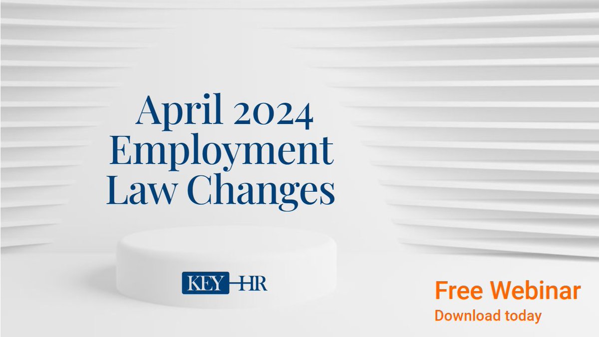 Are you aware of the employment legislation changes that came into effect this month ?

Watch our FREE webinar  

keyhr.co.uk/webinars 
  
#ManufacturingHour
#smesupporthour
#MidlandsHour
#BirminghamHour
#SterlingBizHour
#UKBusinessHour
#solihullhour
#blkcountryhour