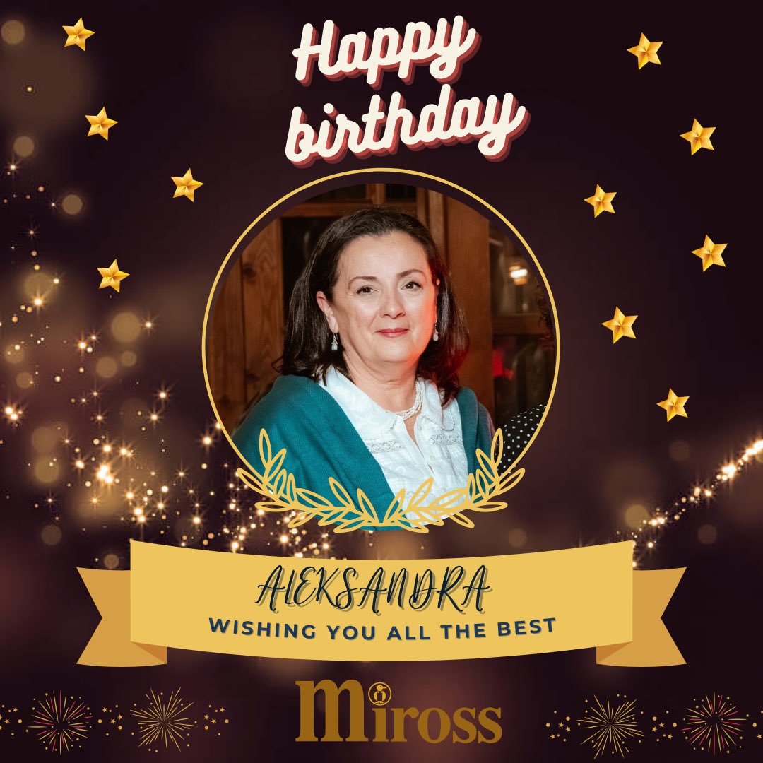 Happy birthday to our dear Aleksandra 🎁🎉

We wish you health, happiness and joy 🎈🎊🎂
.
.
#miross #top100mostinfluential #top100event #top100eventagency #eventex #netzeroevents #eventexperience #netzero  #netzerocarbon  #pcm #pco #dmc #eventindustry #icca 
#liveevents