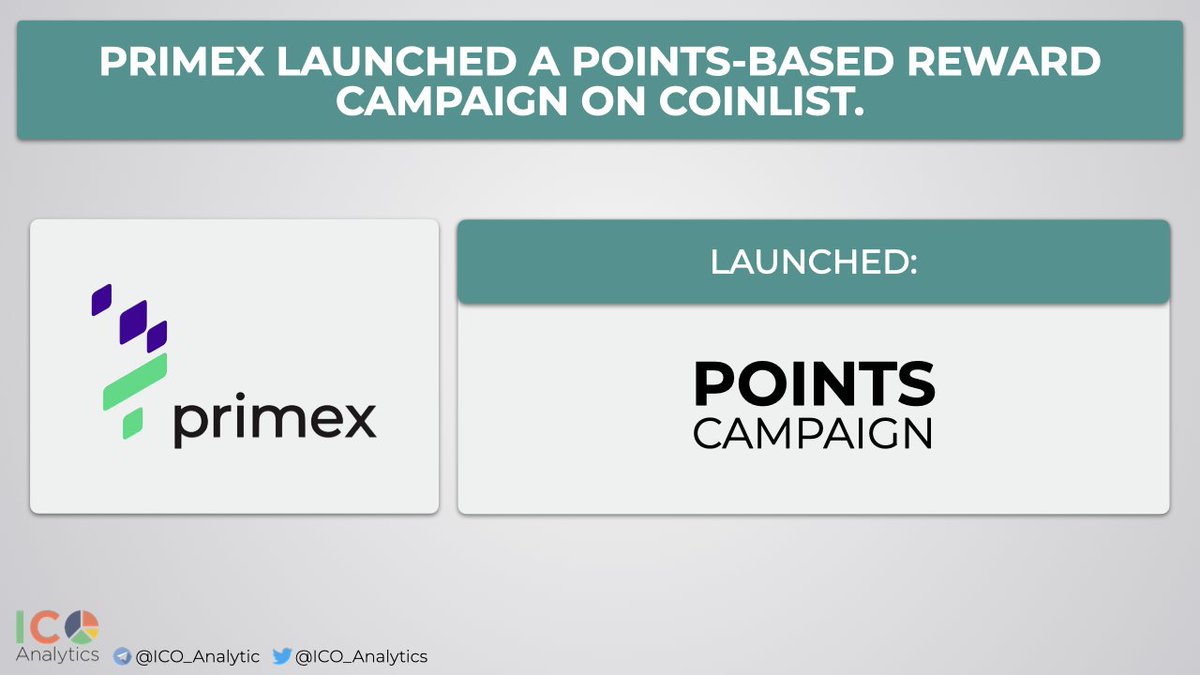 _ @primex_official launched a points-based reward campaign on @CoinList. 2% of the total token supply will be distributed among the top 200 participants based on the points they earn every two weeks during the campaign. coinlist.co/primex-rewards…