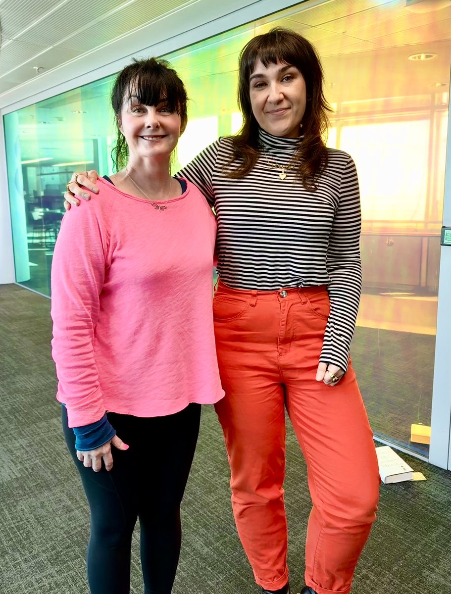 Still slightly high on the JOY of chatting to the wonderful @MarianKeyes on @bbc6music breakfast this morning all about her new book not to mention the local gossip! If you missed it you can wind back at your leisure on @bbcsounds ☘️