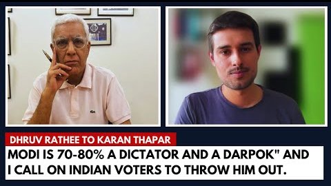 #TheInterview | In conversation with Karan Thapar, @dhruv_rathee said that his message to the Indian people is brief and simple: “Vote Karne Jayen to Sarkar ko nikal phenke”. Watch Now: youtu.be/4bBIfkK0Z7g?fe… #Elections2024