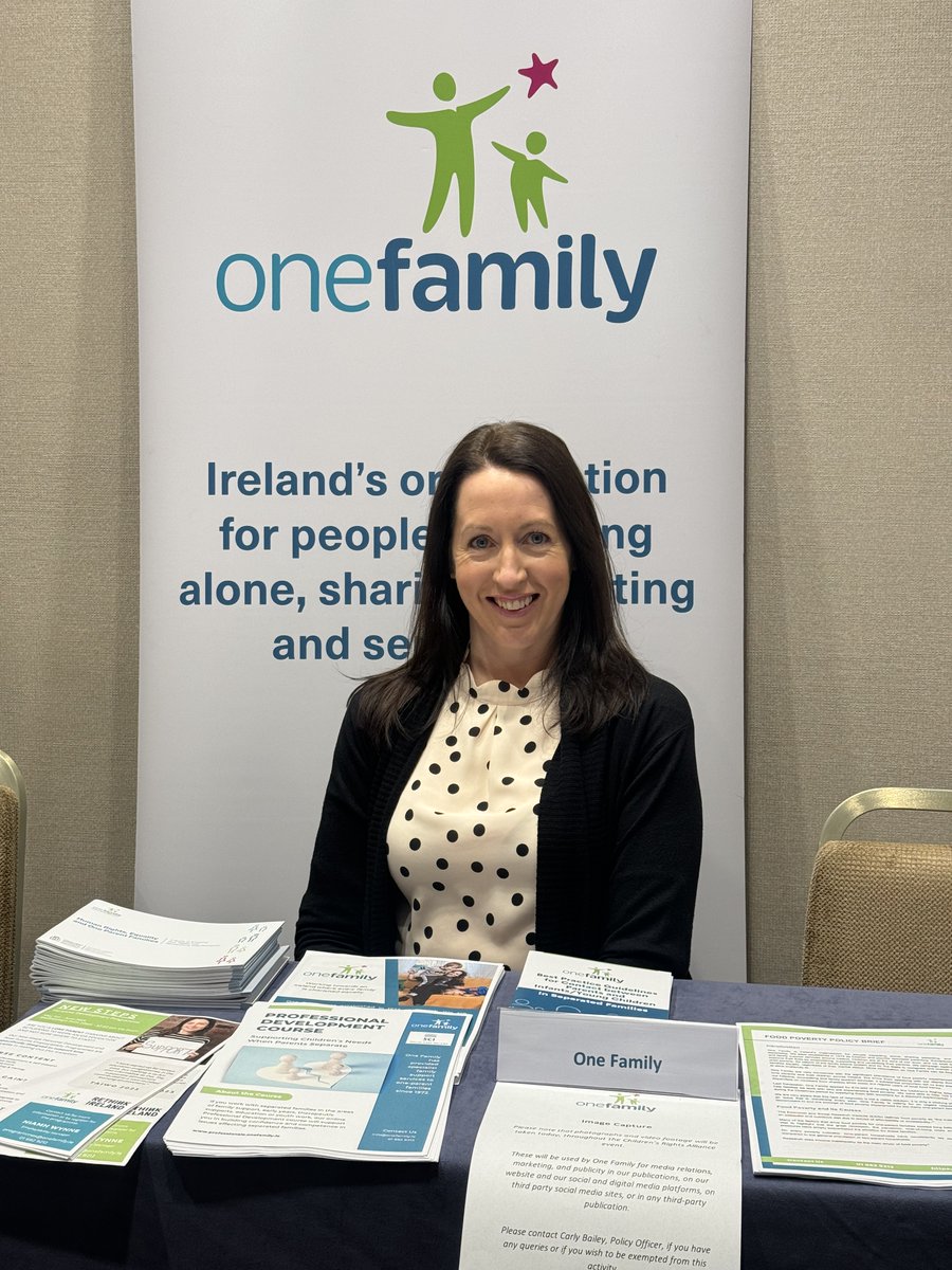 We are excited to be at the Buswells Drop-In Day organised by @ChildRightsIRL. Delighted to share information on One Family's services and advocacy, as well as share our insights on the positive impact of the Food Provision Scheme. #EndChildPoverty