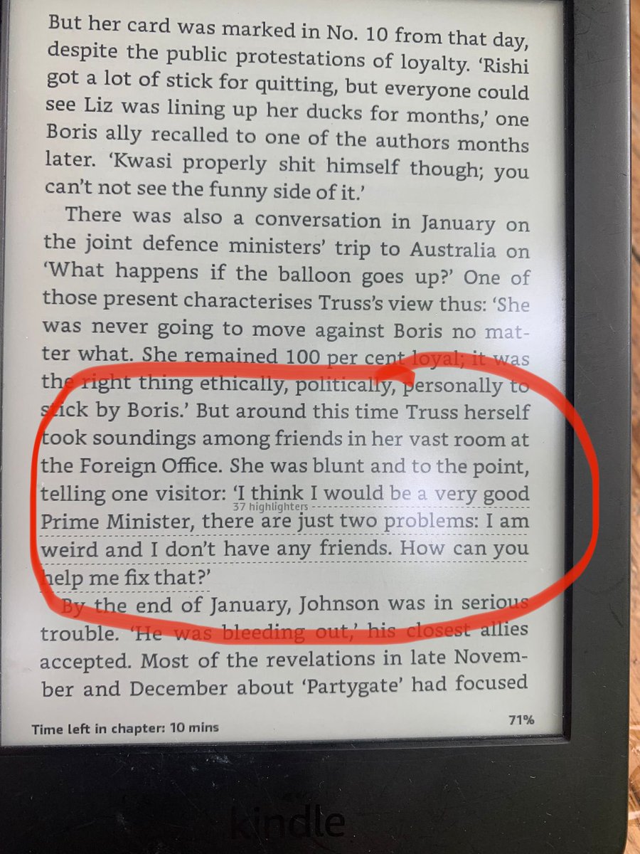 A friend is reading Liz Truss’s book and this quote is amazing