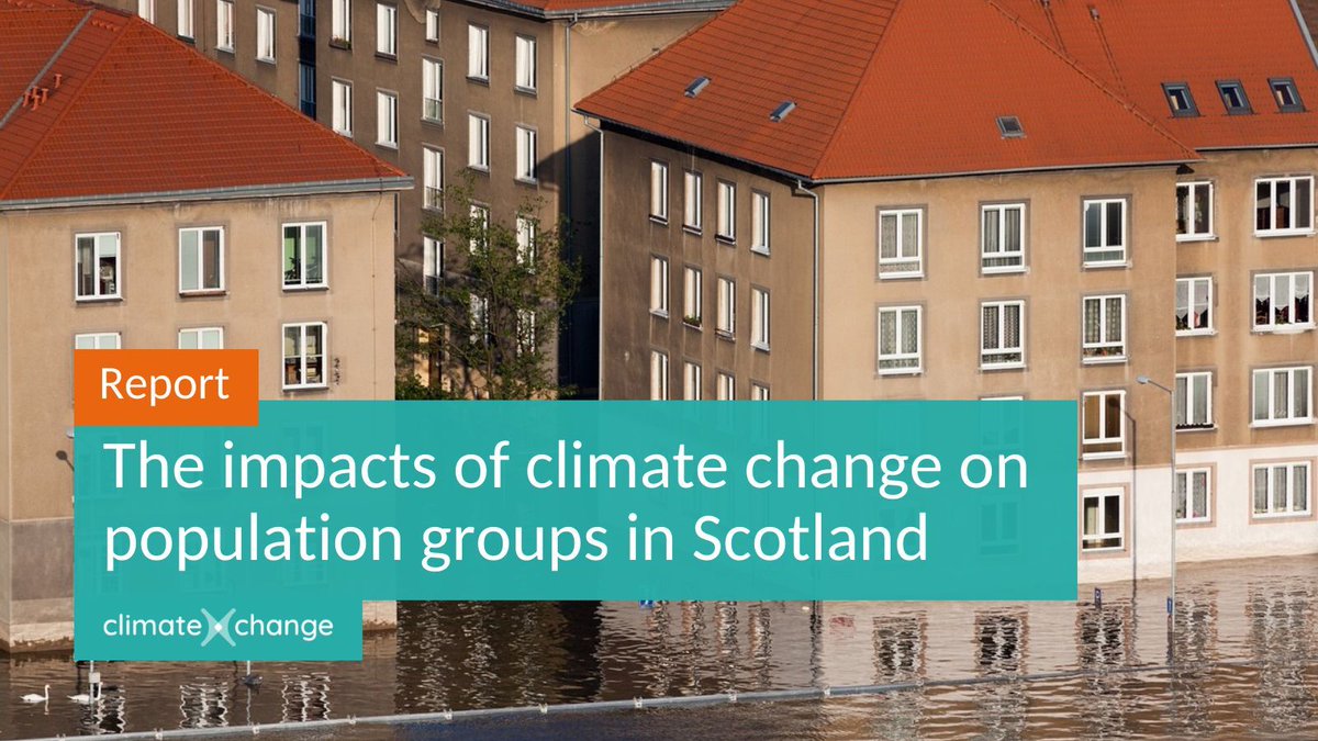 Our new report looks at population groups disproportionately affected by climate impacts like flooding, high temperature and poor air quality. It examines how they are affected now and also potential impact in the future. Read the findings: buff.ly/3J0b2kS