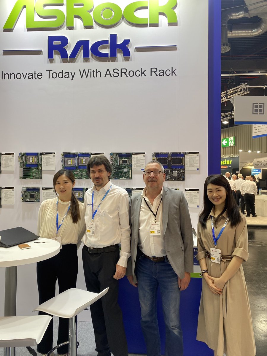 Exciting updates from Embedded World Day 2! 🌟 ASRock Rack Inc. introduces the 2U1G-B650/EVAC, a short-depth GPU server powered by AMD Ryzen 7000 series processors, featuring advanced cooling and support for CPUs with maximum TDP (thermal design power).