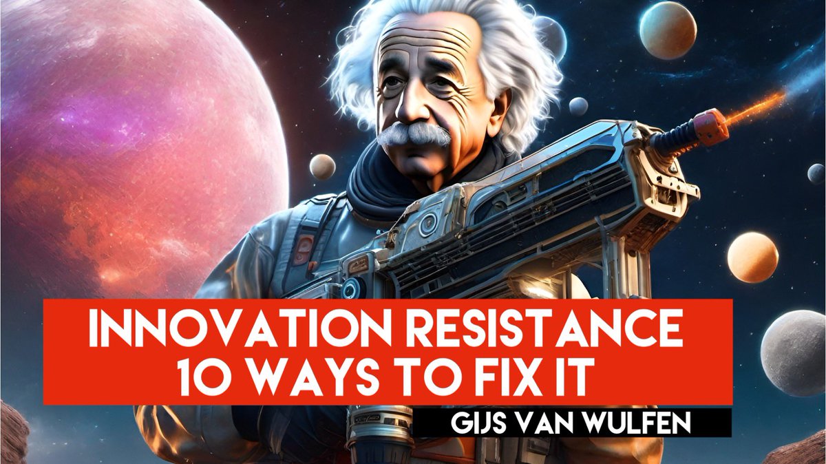 Innovation is often met with skepticism and resistance. Check out ten personal tips how to fix it ... Check it out ... linkedin.com/posts/gijsvanw… #innovation #designthinking #resistance