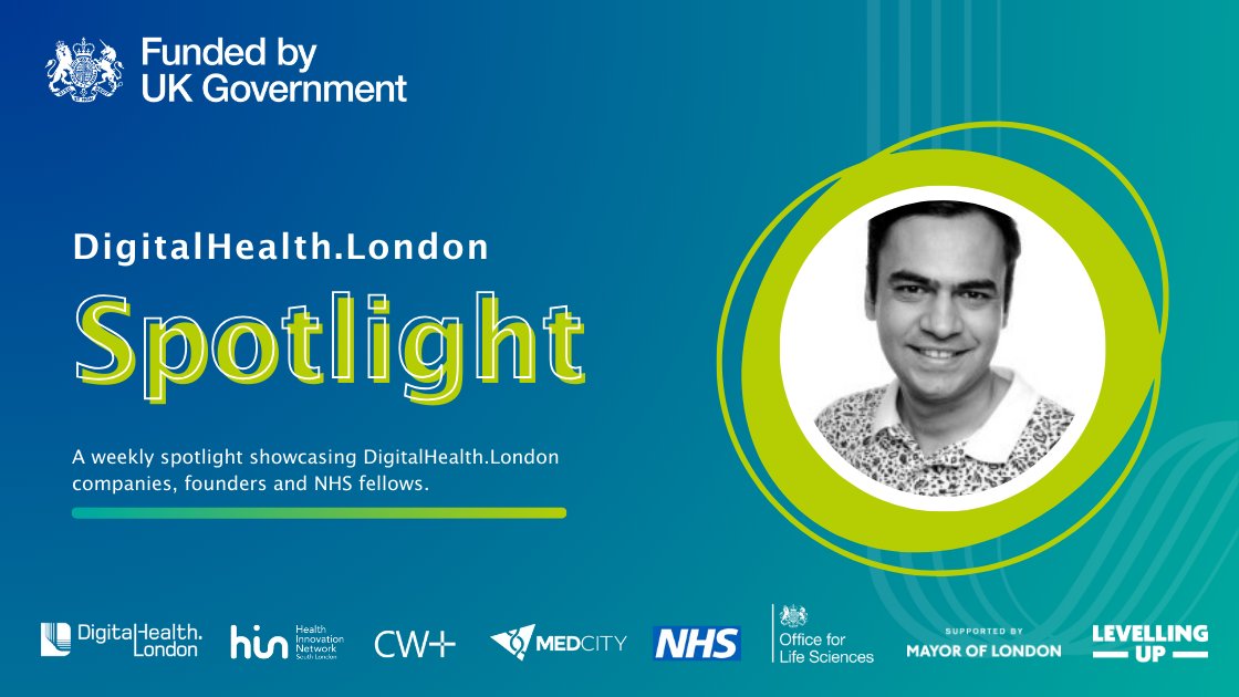 It's time to shine the #DHLSpotlight! 🌟 Every week, we shine a spotlight on one (or more) of our companies, founders, or #NHS fellows. Today, we are excited to feature Shahnawaz Asif Raja, who is currently participating in #DHLLeap. Find out more: digitalhealth.london/digitalhealth-…