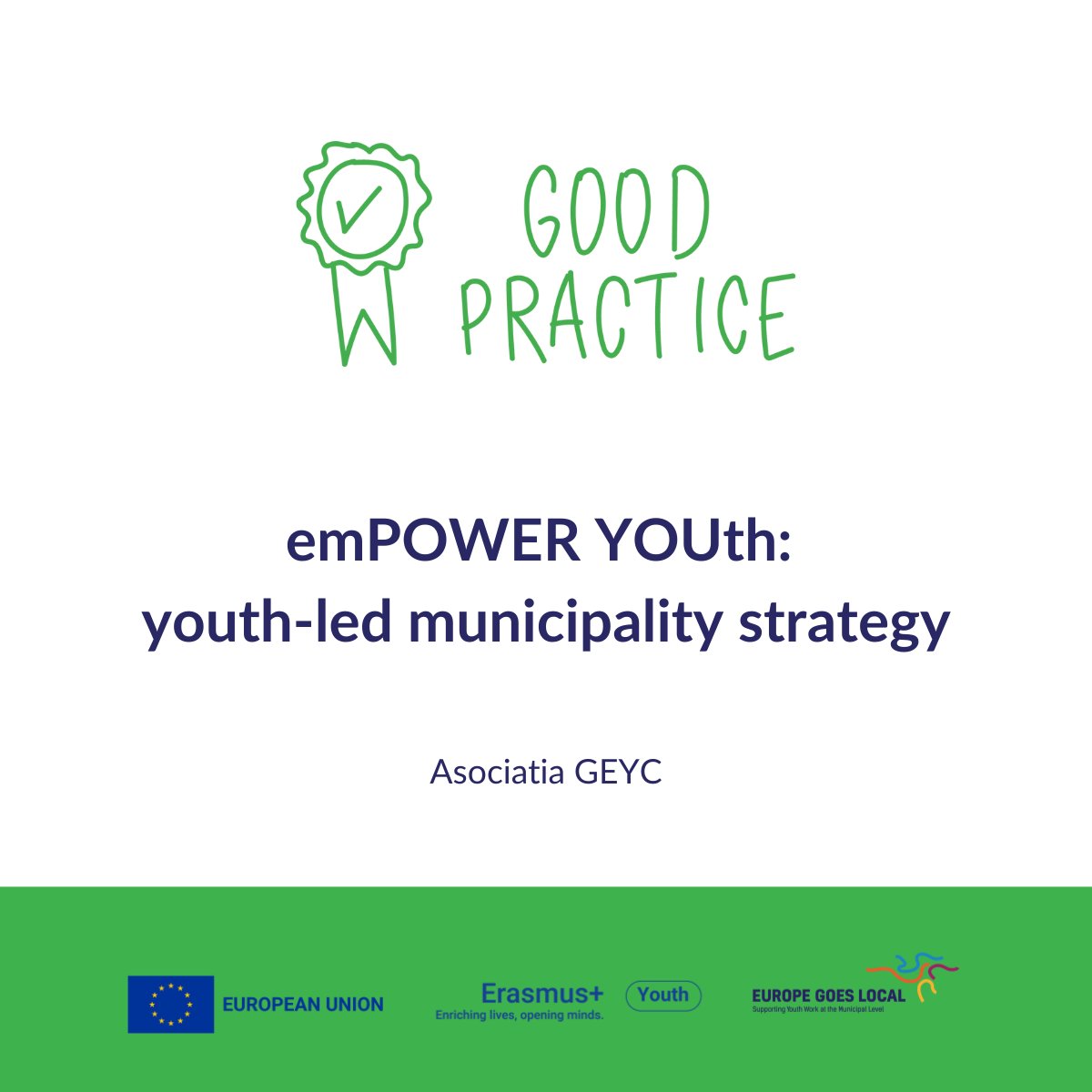 Introducing the “emPOWER YOUth” project by @GEYCRomania! It is a transformative initiative aimed at fostering active #participation of #youngpeople in the town of Campina, while drafting a comprehensive #youthstrategy to be embraced by the municipality: europegoeslocal.eu/good-practice-…