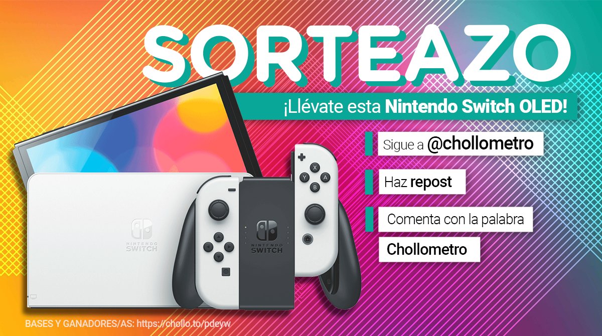 SORTEAZO BUENO! 🦾 Para participar: 🏃 Síguenos 🔁 Haz repost ✍️ Comenta con la palabra Chollometro diciendo por qué nos amas tanto Y... llévate una switch por la face! #VamosConChollometro