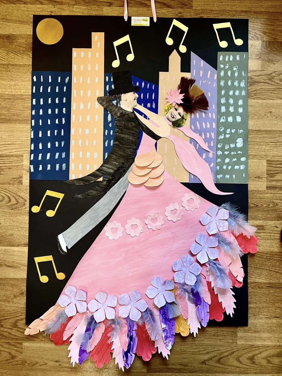 Welcome to our NEW Musicals Art Extravaganza! April is our #fredastaire and #gingerrogers #art workshops and here already are some incredible results! #internationaldanceday Next month it's #thesoundofmusic