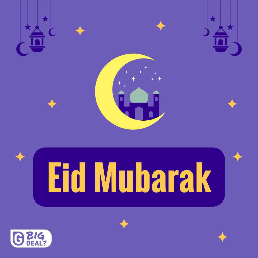 Eid Mubarak to everyone who is celebrating 💙
