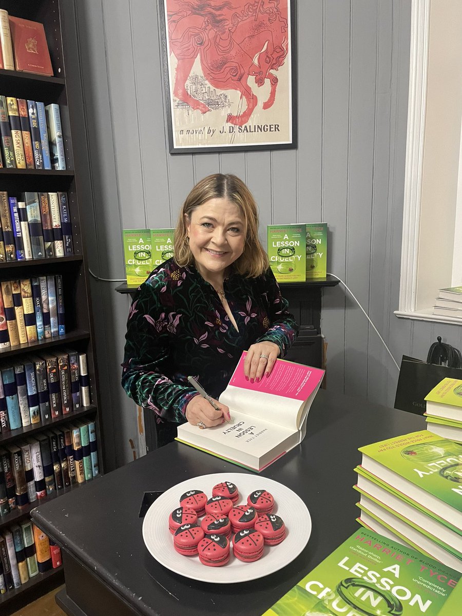 We had so much fun celebrating @harriet_tyce and A LESSON IN CRUELTY @GoldsboroBooks last night! It publishes TOMORROW, so get your last minute pre orders in now and enter our competition to win a Daylesford hamper! amazon.co.uk/Lesson-Cruelty…   headline.co.uk/landing-page/a…