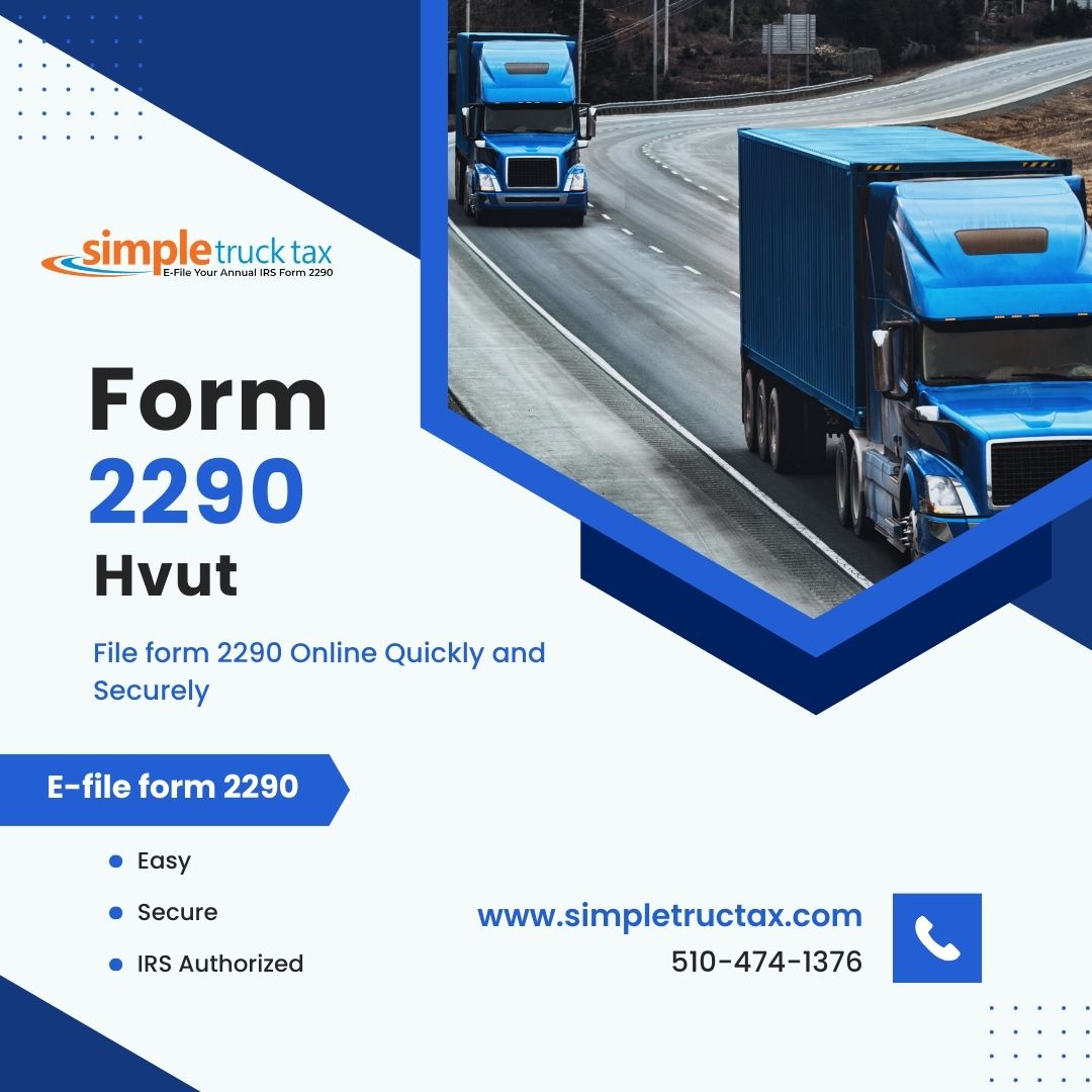 File Your Form 2290 by Online Quickly and Securely !
simpletrucktax.com
#Form2290 #HeavyHighwayTax #IRs #HighwayMaintenance #TruckingTax
#TaxCompliance #VehicleTax #TaxFiling #OwnerOperators #TaxSeason #RoadInfrastructure #TaxRegulations #FilingDeadline #Efile #TaxPayment
