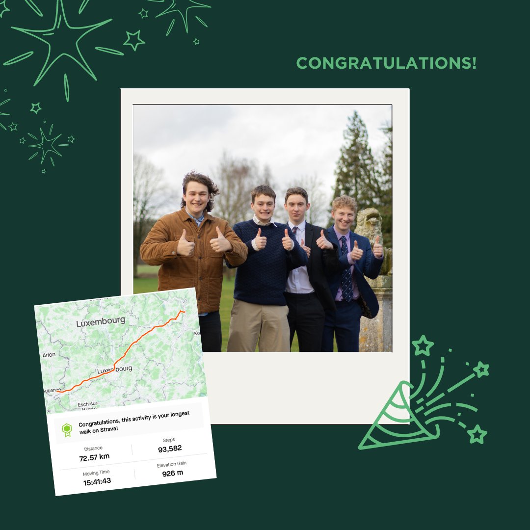 📣Shoutout to our team of prefects who have completed their walk across Luxembourg to raise money for their year 13 leavers ball! You can find their GoFundMe page here: gofundme.com/f/2024-langley… #LangleySchool #LifeAtLangley #GoFundMe #Excellence