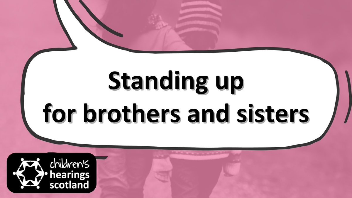 On #NationalSiblingsDay, learn more about the rights of brothers and sisters in the Children's Hearing System. Visit standupforsiblings.co.uk now. 📰