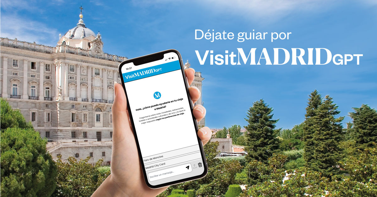 ¿Quieres saber qué ver y hacer en Madrid? Pregunta a nuestro asistente de inteligencia artificial, VisitMadridGPT. En este enlace podrás resolver todas tus dudas ➡️ visitmadridgpt.esmadrid.com/chat #IA #Madrid #ChatGPT