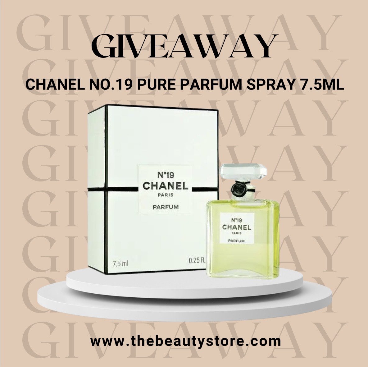 🎉Giveaway Time🎉 Win yourself CHANEL NO.19 PURE PARFUM SPRAY 7.5ML 1️⃣ Like & share this post  2️⃣ Tag your bestie 3️⃣ Make sure you are following @thebeautystorecom 🎉 Competition ends Friday 12th April 6pm! Good Luck!  thebeautystore.com #competition #competitiontime #win