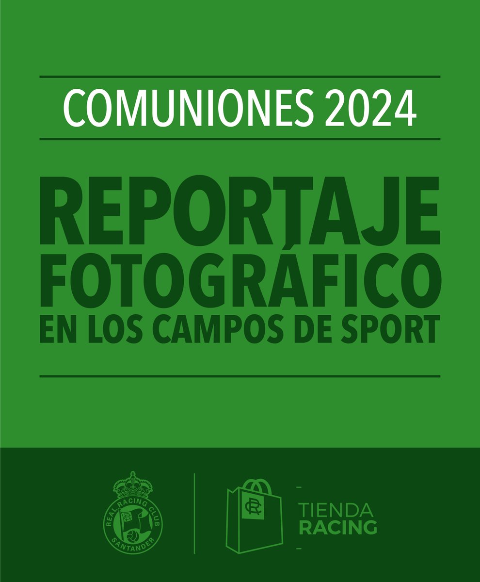 📸 Los Campos de Sport, escenario para reportajes fotográficos de Primera Comunión realracingclub.es/noticias/los-c… 🛍️ tienda.realracingclub.es/comuniones-202…