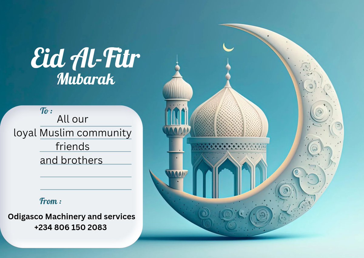 Eid Mubarak to our cherished Muslim community! As you celebrate Eid El-Fitr, we extend our heartfelt appreciation for your loyalty and trust in our water treatment services. 🌊💧
#EidMubarak #WaterTreatment #PureWater #Community #Health #EidElFitr #Celebration