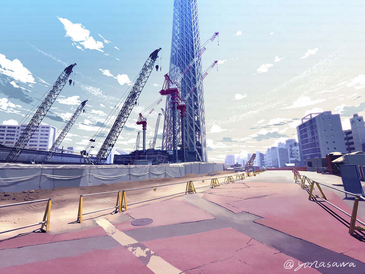「#PortofolioDay I draw backgrounds and co」|マクーのイラスト