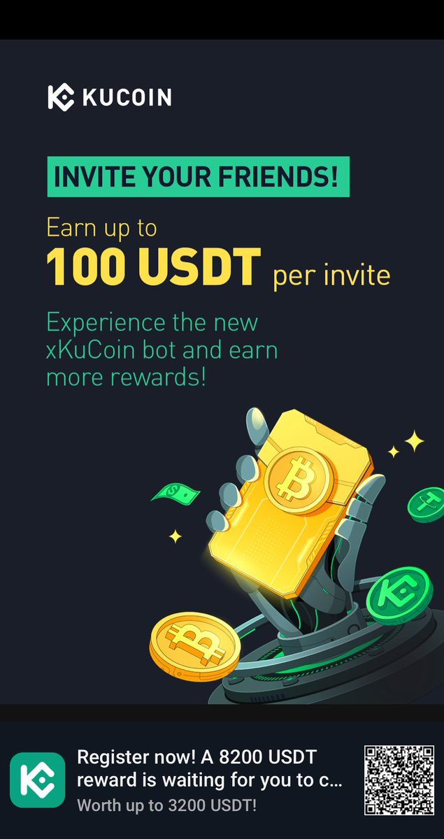 Come join ⁦<a href="/kucoincom/">KuCoin</a>⁩ and we both can get rewarded for it.