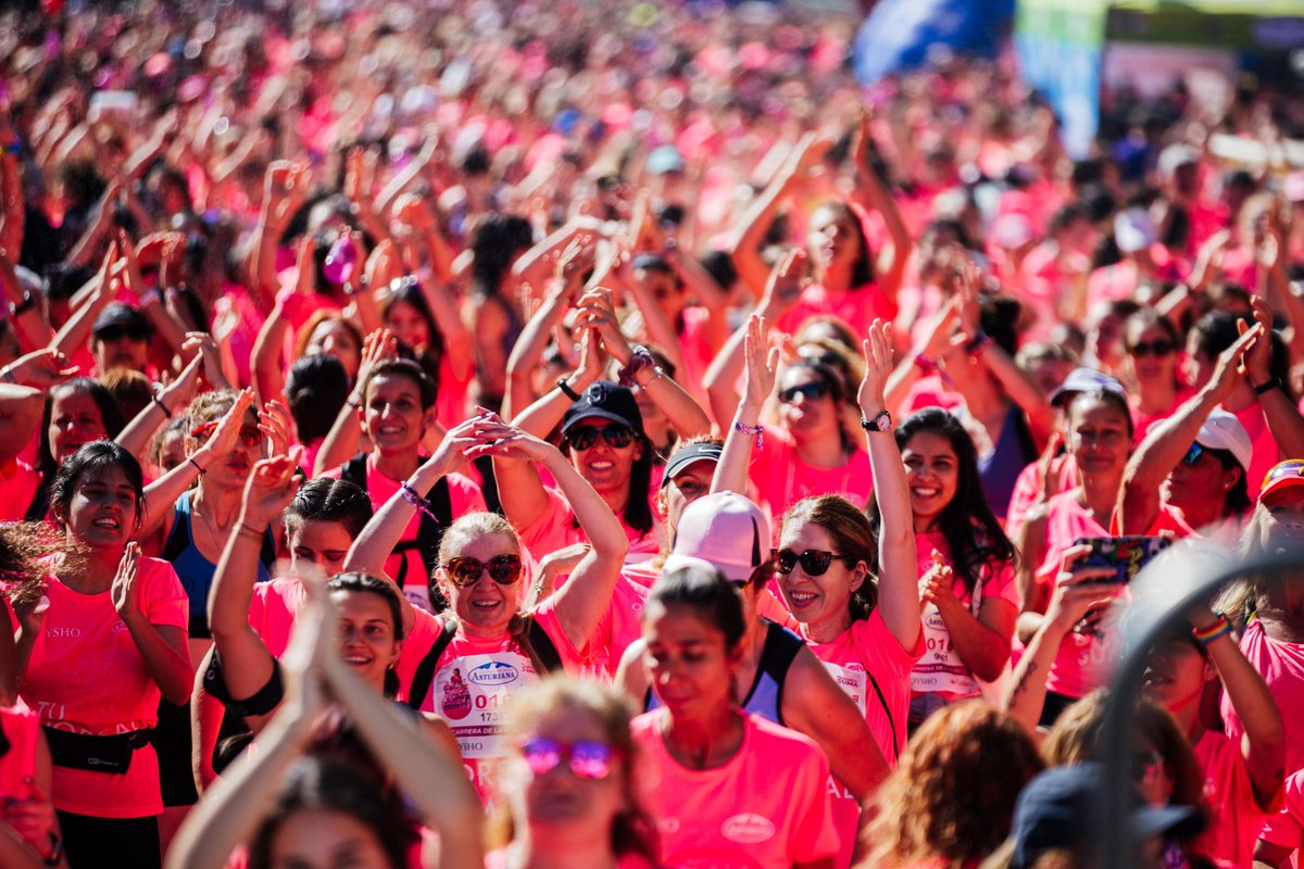 ❤️‼️Valencia se prepara para recibir a la Marea Rosa de la Carrera de la Mujer Central Lechera Asturiana de este domingo 14 de abril instagram.com/p/C5k_60_x3hi/…