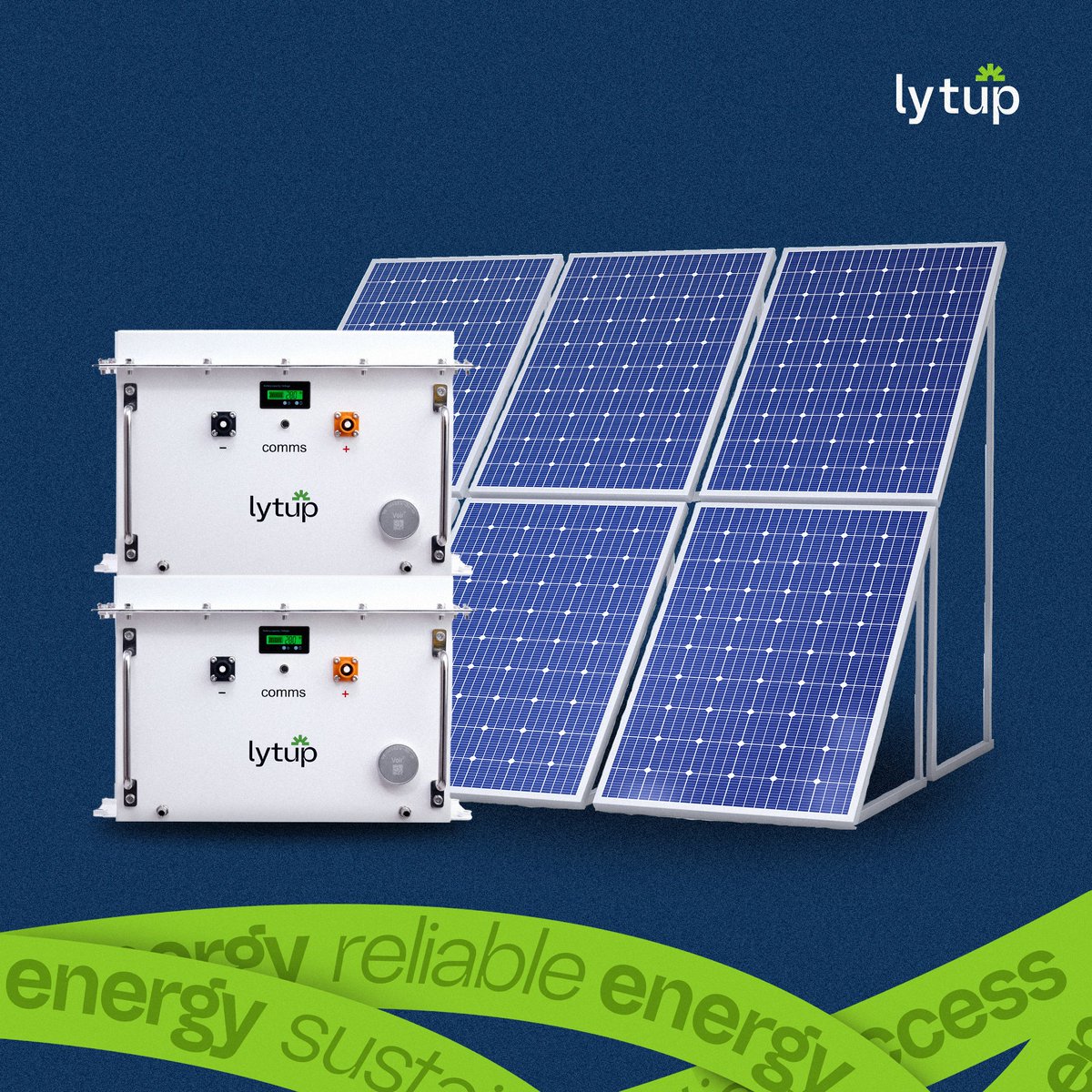 The Lytup battery modules (Lytvolt S7000) provide a robust combination of security, reliability, and efficiency.

More about this on our website - lytup.co

#affordableenergy