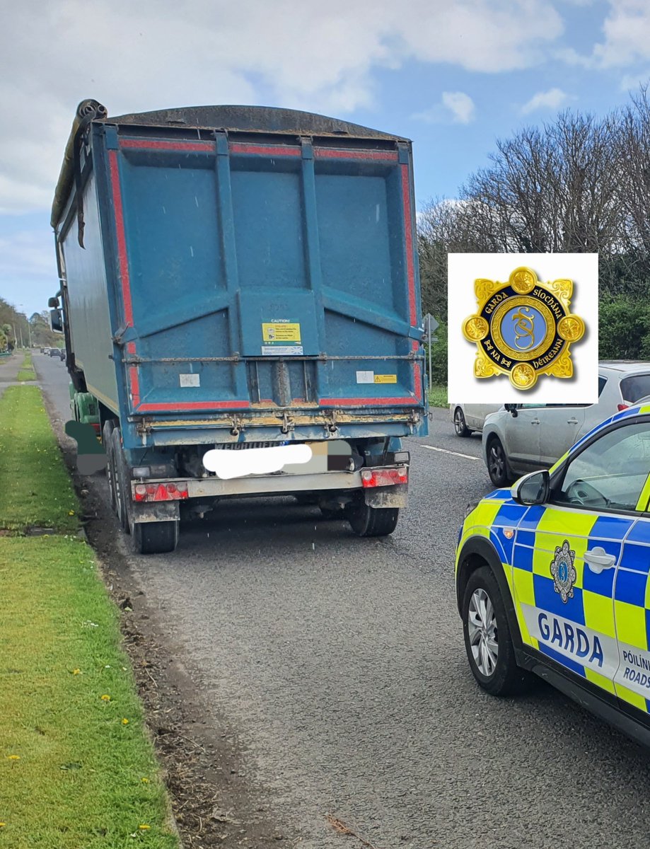 We were on patrol in Bellurgan when we saw this truck breaking the speed limit, travelling at 93kph in a 50kph area. They were stopped and they will appear before the courts. #SlowDown #SaferRoads