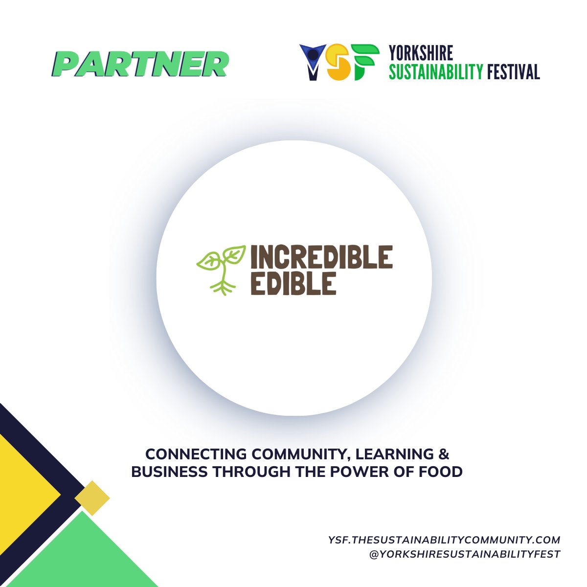 Start to see things differently with Incredible Edible, proud partners of #YSF24. Small actions really do make a big difference and you can see this for yourself at our festival. Grab your tickets now: bit.ly/3uglmRS #communityfood #yorkshirebusiness