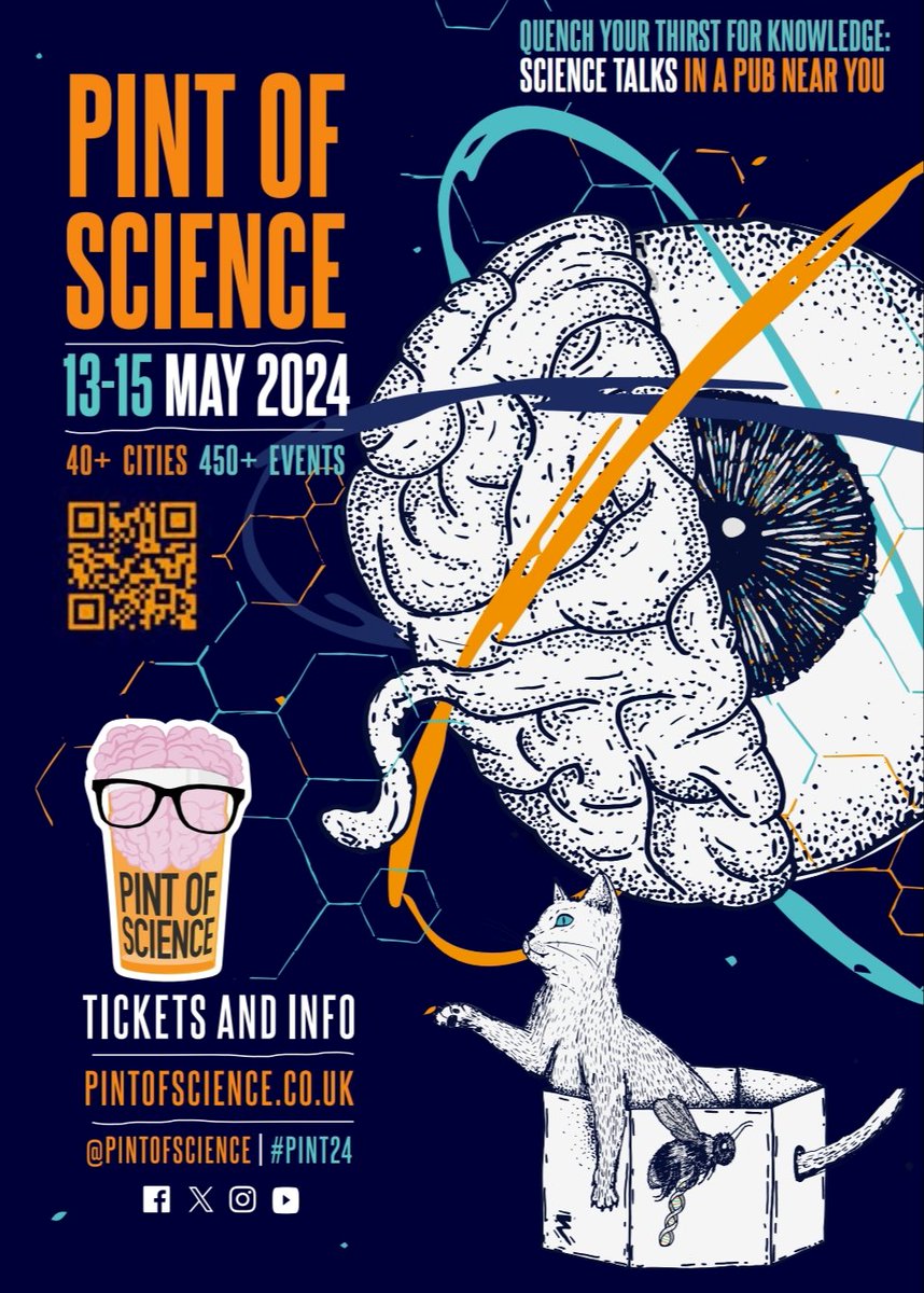 I'll be giving a talk at this year's @pintofscience! I will be talking about #dementia, and whether new #Alzheimer's treatments really are game-changers or just false hope. See ⬇️ for more information and how to get #Pint24 tickets. 👩🏻‍🔬🔬🧠 pintofscience.co.uk/event/brain-ma…