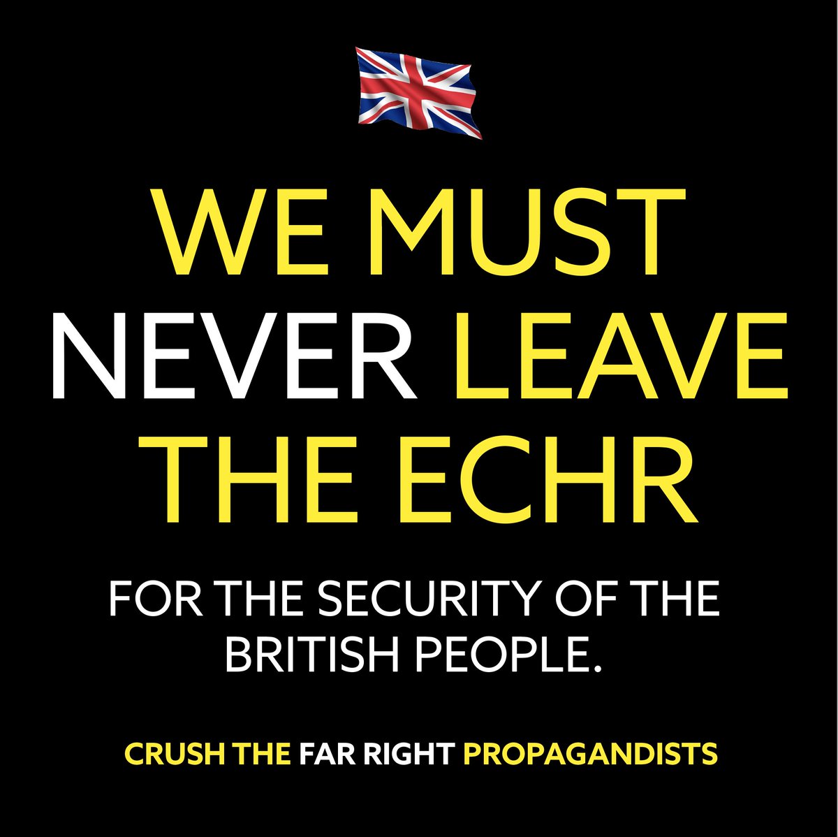 @Jacob_Rees_Mogg We (not you), the British People need the ECHR to protect us from a rogue government.