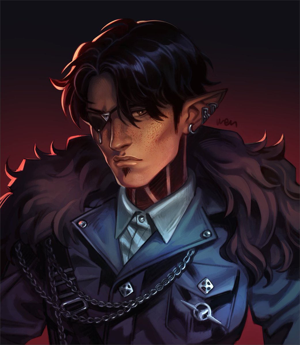 WendiBones's tweet photo. Hey #PortfolioDay I'm Wend, an Italian digital artist specialized in male pinups and portraits!

I'm available for freelancing, private c0mms and book covers! ✨ https://t.co/ciAGjOGo3n