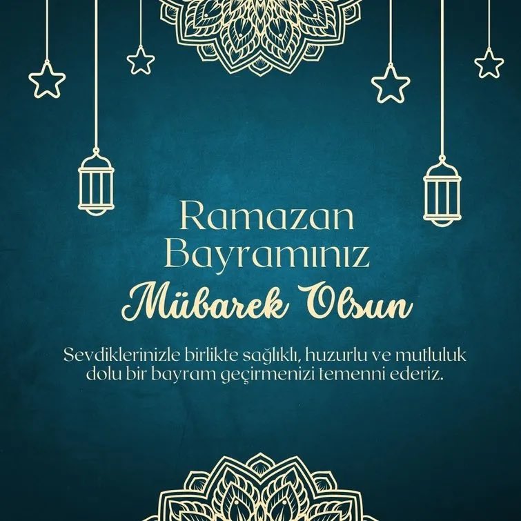 Ramazan bayramınız mübarek olsun