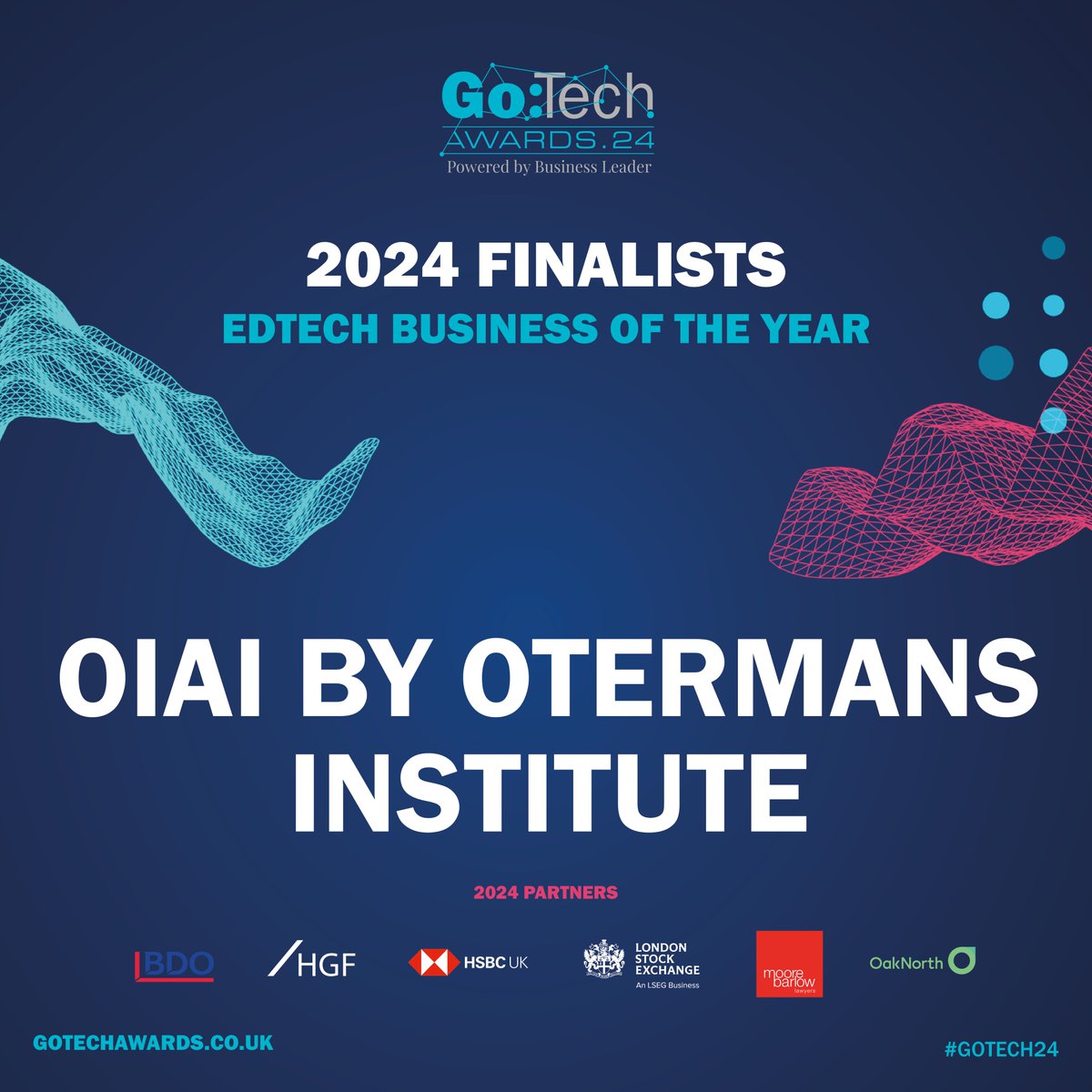 Proud to be shortlisted for the ‘Edtech Business of the Year’ award of the prestigious Go:Tech Awards 2024! #upskillingageneration #innovation #education #proudmoments #gotech24