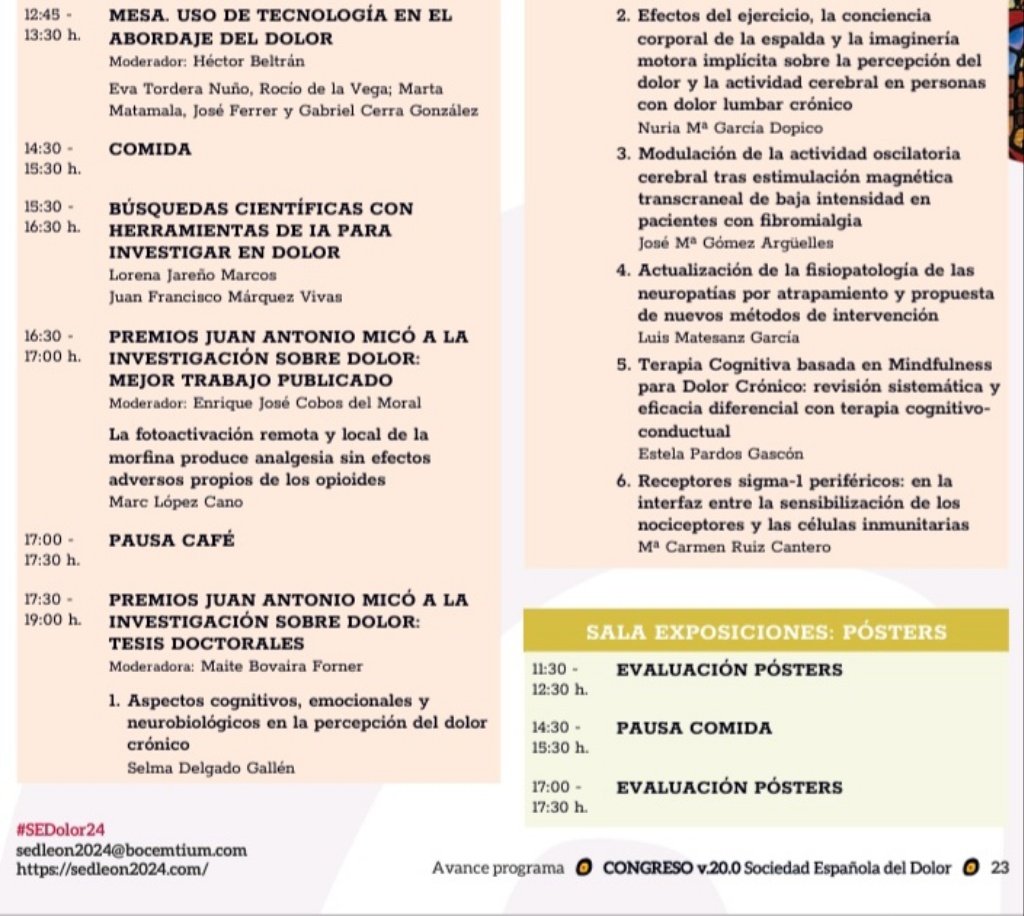 L. Matesanz (@l_matesanz) on Twitter photo Gracias a <a href="/Sedolor/">Sociedad Española del Dolor</a> por la oportunidad de contar nuestro trabajo! #Congreso #SEDolor24
Thank you <a href="/Sedolor/">Sociedad Española del Dolor</a> for the opportunity to share our work! At the #SEDolor24 #congress
<a href="/Josuefisio/">Josue fernandez-Carnero</a>
<a href="/cgoicogar/">Carlos Goicoechea #SEDolor26</a>
<a href="/AnninaBSchmid/">Annina Schmid</a>
#fisioterapia #ciencia #investigación
#physiotherapy Gracias a <a href="/Sedolor/">Sociedad Española del Dolor</a> por la oportunidad de contar nuestro trabajo! #Congreso #SEDolor24
Thank you <a href="/Sedolor/">Sociedad Española del Dolor</a> for the opportunity to share our work! At the #SEDolor24 #congress
<a href="/Josuefisio/">Josue fernandez-Carnero</a>
<a href="/cgoicogar/">Carlos Goicoechea #SEDolor26</a>
<a href="/AnninaBSchmid/">Annina Schmid</a>
#fisioterapia #ciencia #investigación
#physiotherapy