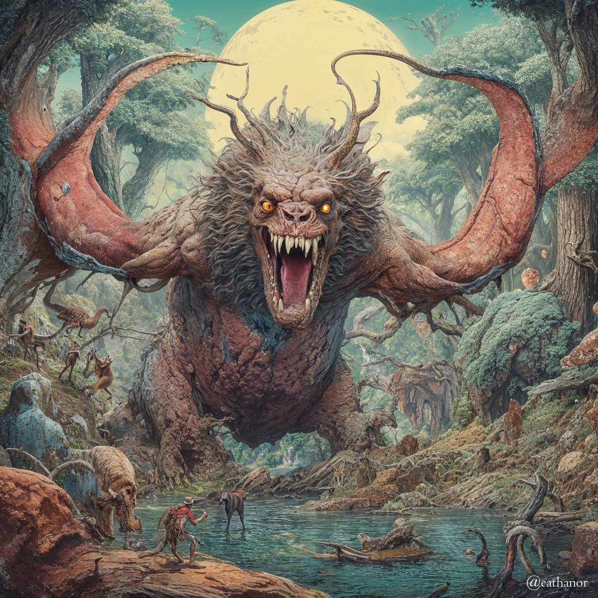 eathanor's tweet photo. ~ The Solar Guardian ~
#midjourneygallery #midjourney #midjourneyart #midjourneycommunity #aiart #aiartcommunity #stablediffusion #MythicalBeasts #MoonlitGuardian #FantasyArt #EpicCreatures #MysticalForests https://t.co/DzhETZ21E8