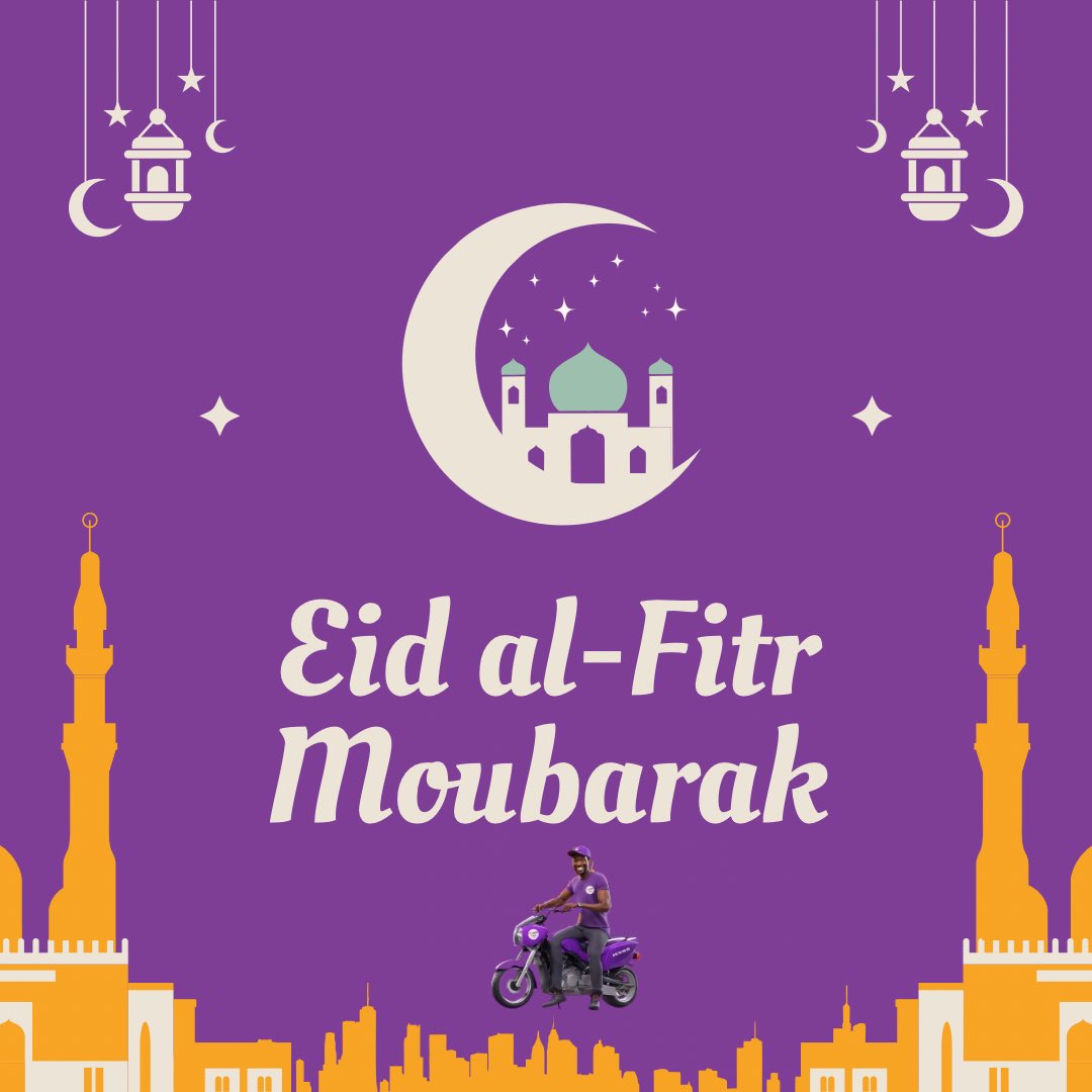 Bonjour En cette joyeuse occasion de l'Aïd al-Fitr, toute l'équipe de Tictac App vous souhaite une fête remplie de bonheur, de paix et de prospérité. Merci de votre confiance et fidélité à notre service de livraison. Eid Mubarak à vous tous ! 🌙✨ #AïdalFitr #TictacApp