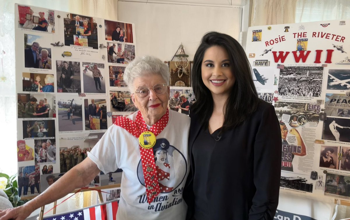 A day decades in the making for Mae Krier of Levittown, Bucks County. Mae and millions of other original Rosies will be honored today with the Congressional Gold Medal for their work during World War II. We’re following the story of this Rosie the Riveter on @CBSPhiladelphia.