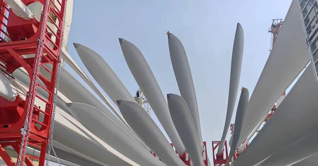 DAKO Worldwide Transport has organised the load out of 15 sets of 65 m-long wind turbine blades in Tianjin-Xingang, China.

#heavylift #projectcargo #projectlogistics #projectforwarding #logistics

bit.ly/3TPQ6lz