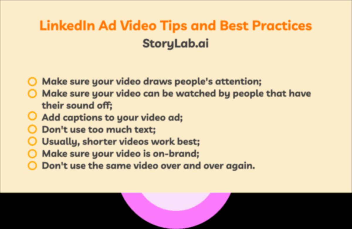 LinkedIn Ad Video Tips and Best Practices

#LinkedIn #Ads #Advertising #LinkedInMarketing #socialmediamarketing buff.ly/3wRAoeH