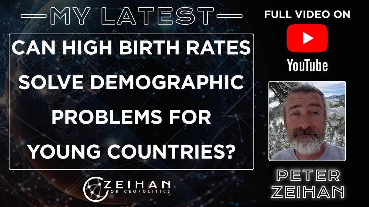 I often talk about the importance of demographics for countries, but do high birth rates always equate to population growth? Full Newsletter: mailchi.mp/zeihan/can-hig…