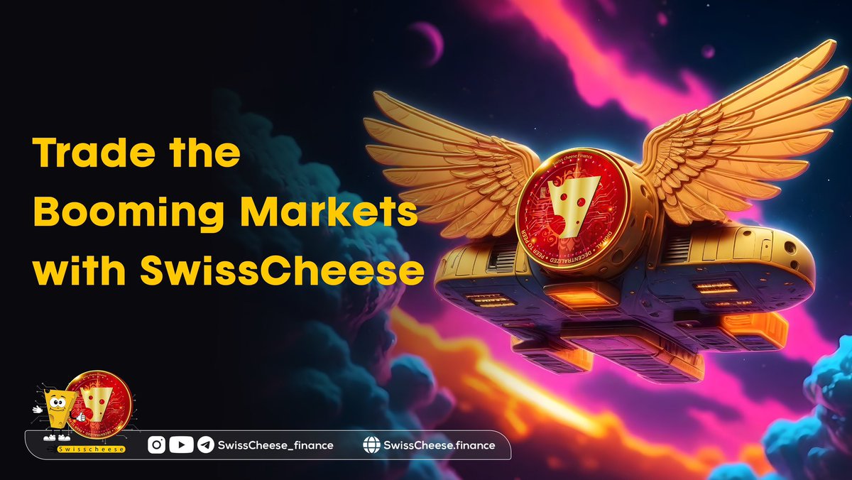 🔥 Stock & crypto markets are booming! Make your mark with SwissCheese. Trade tokenized stocks & crypto seamlessly. 🚀💼 Dive in now: swisscheese.finance #TradeSmart #CryptoBoom #SwissCheeseFinance #Investing #Blockchain #DeFi #Investing #Finance #Cryptocurrency #Trading