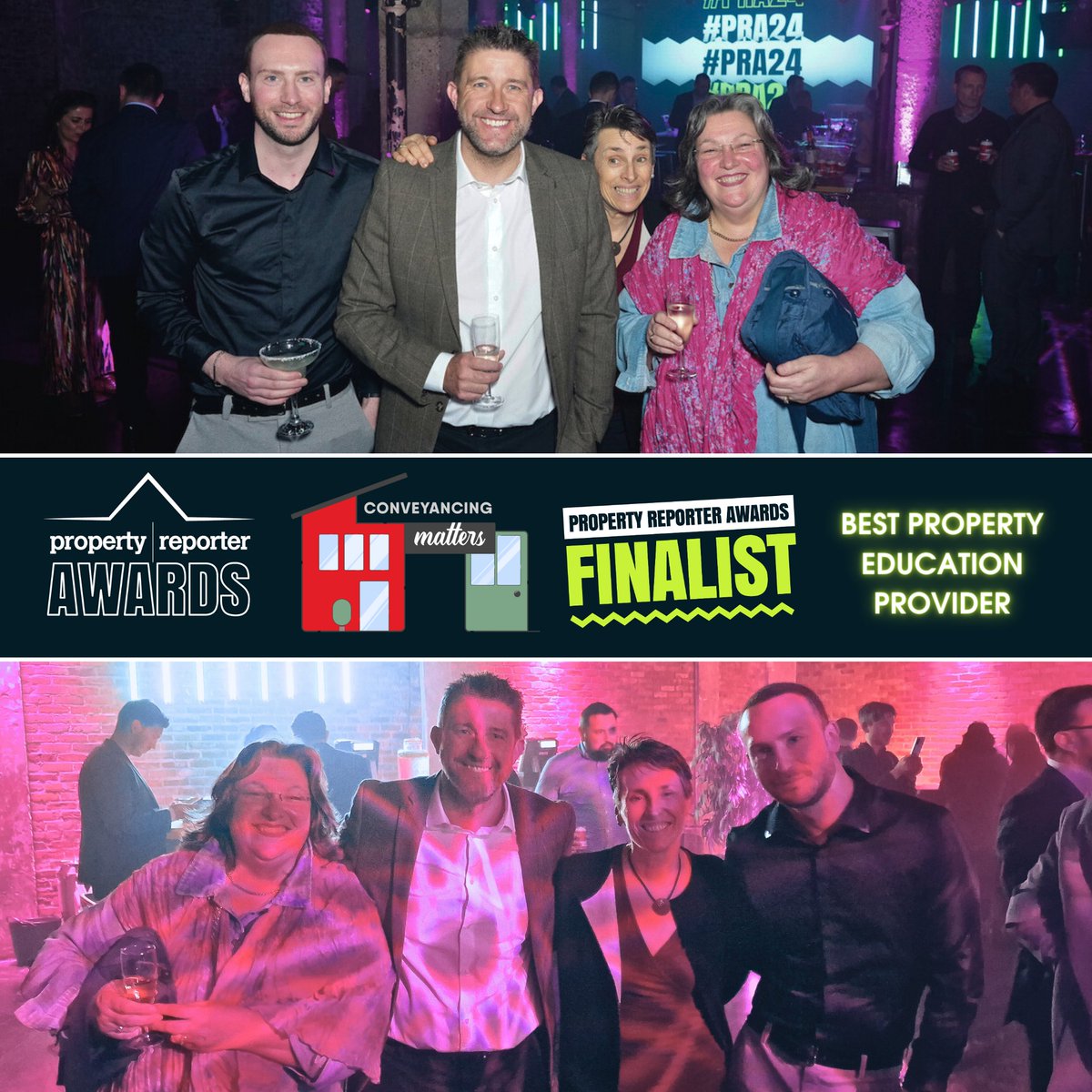 We had a great time at the reputable Property Reporter Awards, we were honoured to be a finalist for Best Property Education Provider 🏅

@katefaulkner was a fantastic host, and we enjoyed catching up with her and discussing the future of property! 🏘 🎤

#PRA24