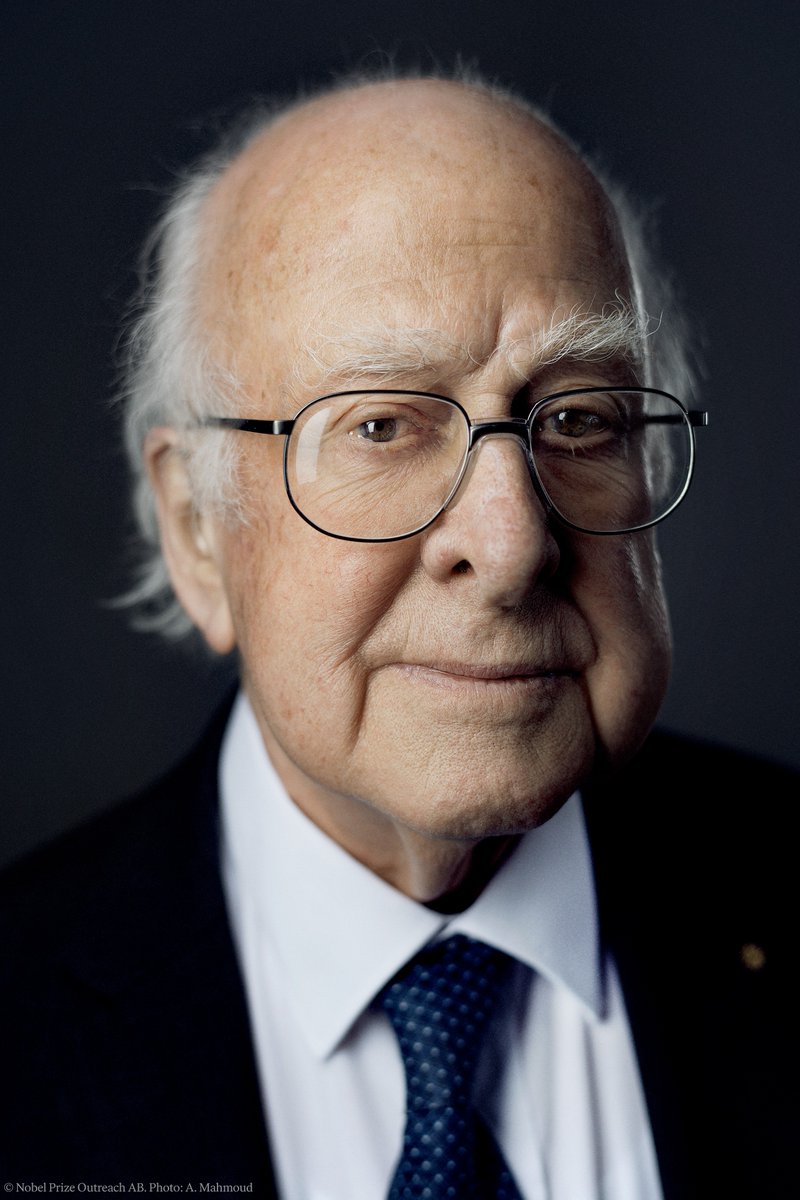 Physicist Peter Higgs has passed away at the age of 94. The Higgs particle, often called the God particle, is named after him. Higgs was awarded the 2013 physics prize for the theory of how particles acquire mass. Watch our interview with him: youtu.be/0WduRCAlIig