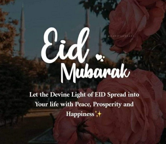 I wish you all a very happy eid ❤️ Eid Mubarak dear' all 🤗 Enjoy the day to your fullest ☺️🙏🏵️ #عيد_الفطر_المبارك #عيد_الفطر #Eidmubarak2024