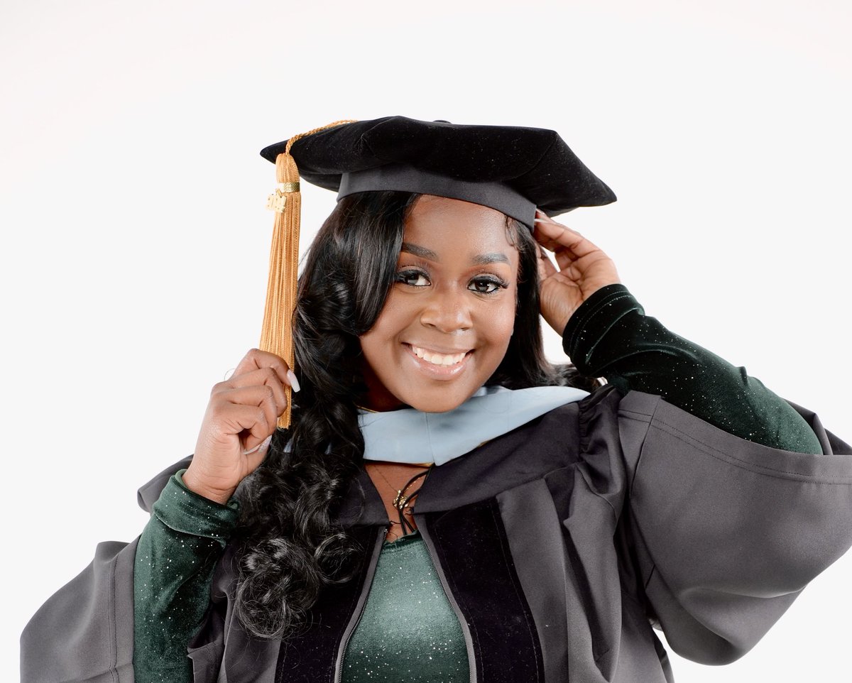 Yesterday was an amazing day, I defended my dissertation and I am now Dr. Dollar! #faith #BlackGirlMagic #doctorate