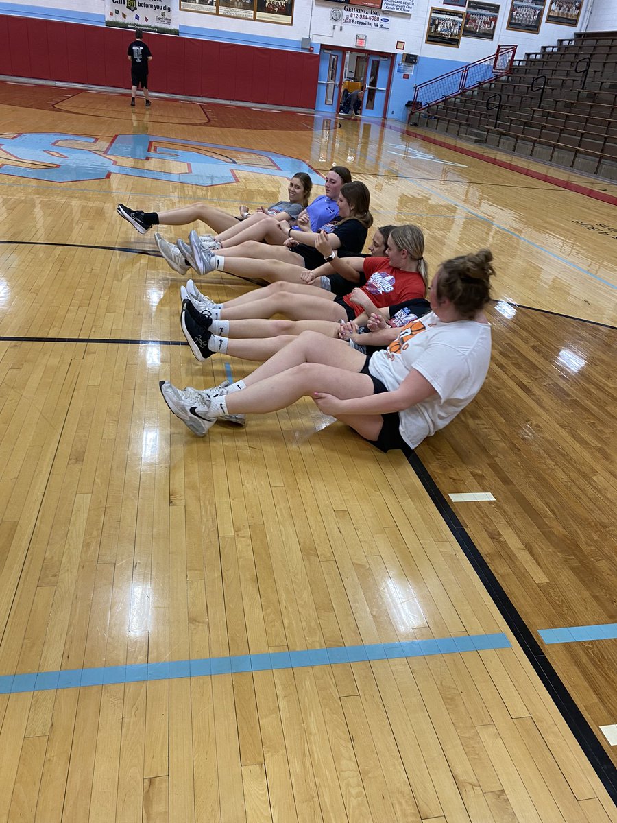 Great first workout of the off season! #jcdwomensbball