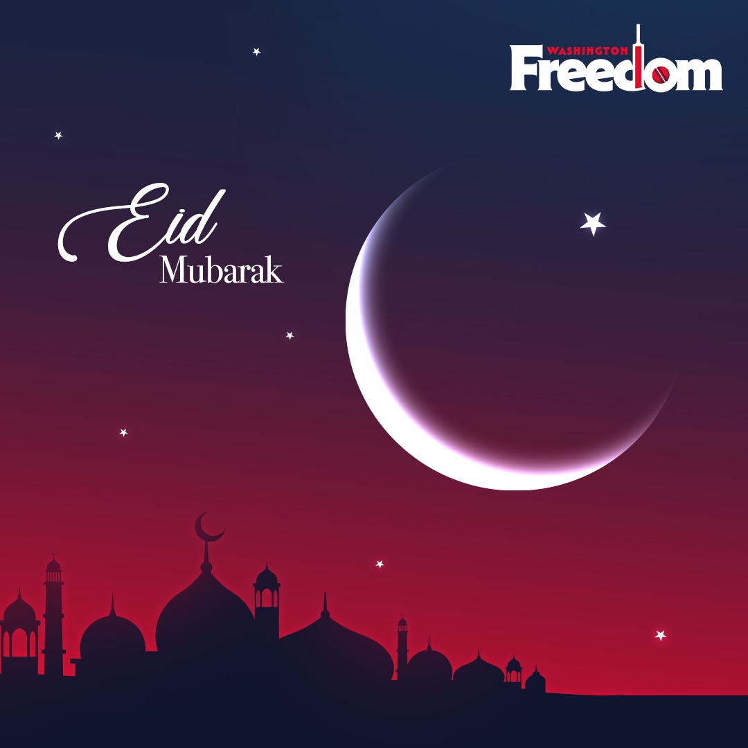 Wishing everyone celebrating, an Eid-ul-Fitr filled with joy, peace, and prosperity 💫 #EidMubarak 🌙 #EidulFitr #WashingtonFreedom