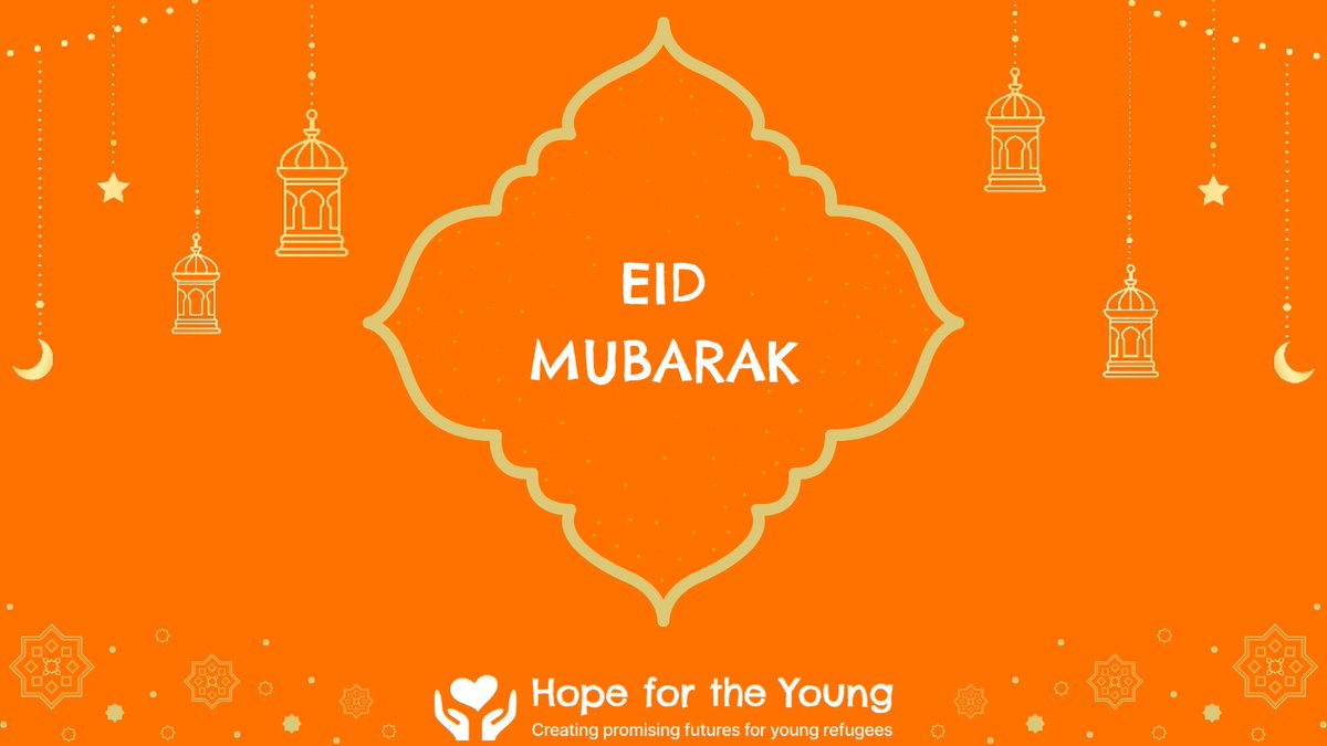 Eid Mubarak to everyone celebrating the end of Ramadan!

From the Hope for the Young team🧡

#EidMubarak #Ramadan #HopeForTheYoung