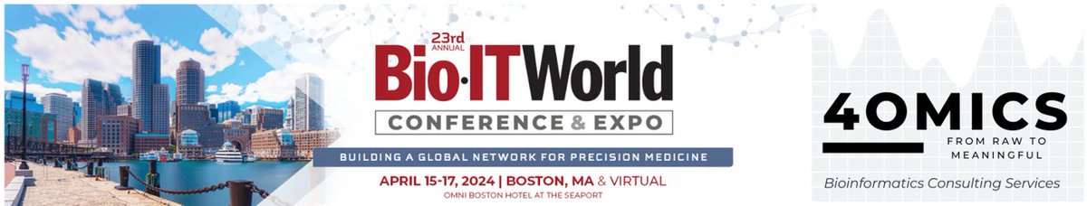 Are you attending the BioIT World Conference this year? 🌐 4omics will be represented in the BioIT event, too. 📩 Send us a message to explore how our consulting services can propel your omics analysis projects forward. #BioITWorld #OmicsAnalysis #Bioinformatics #4omics